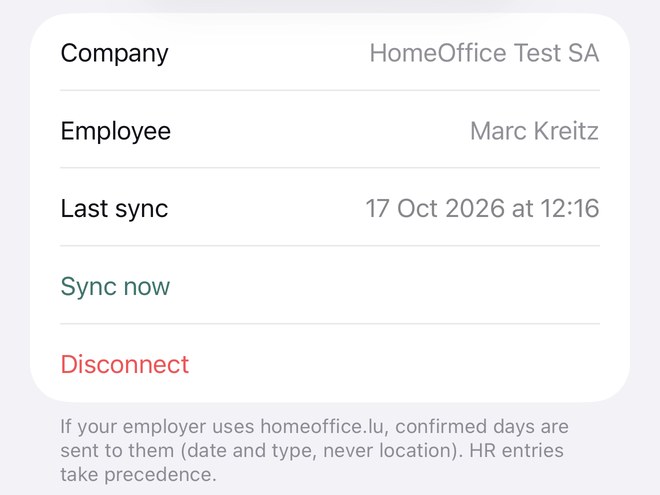 Link to your company – if it uses homeoffice.lu